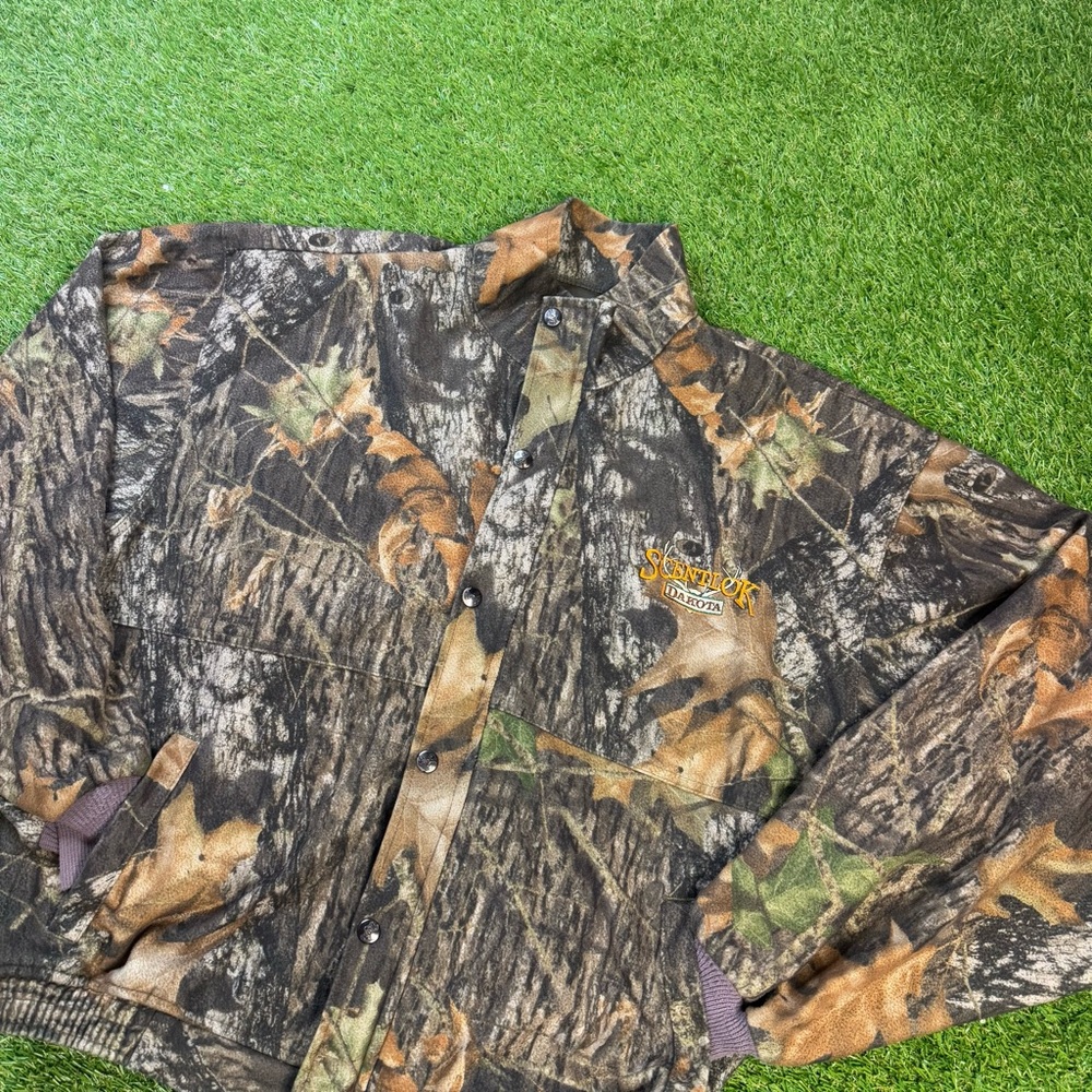 Scentlok Dakota Camo Button Front Long Sleeve Hunting Shirt‎ Mens Size X-LARGE